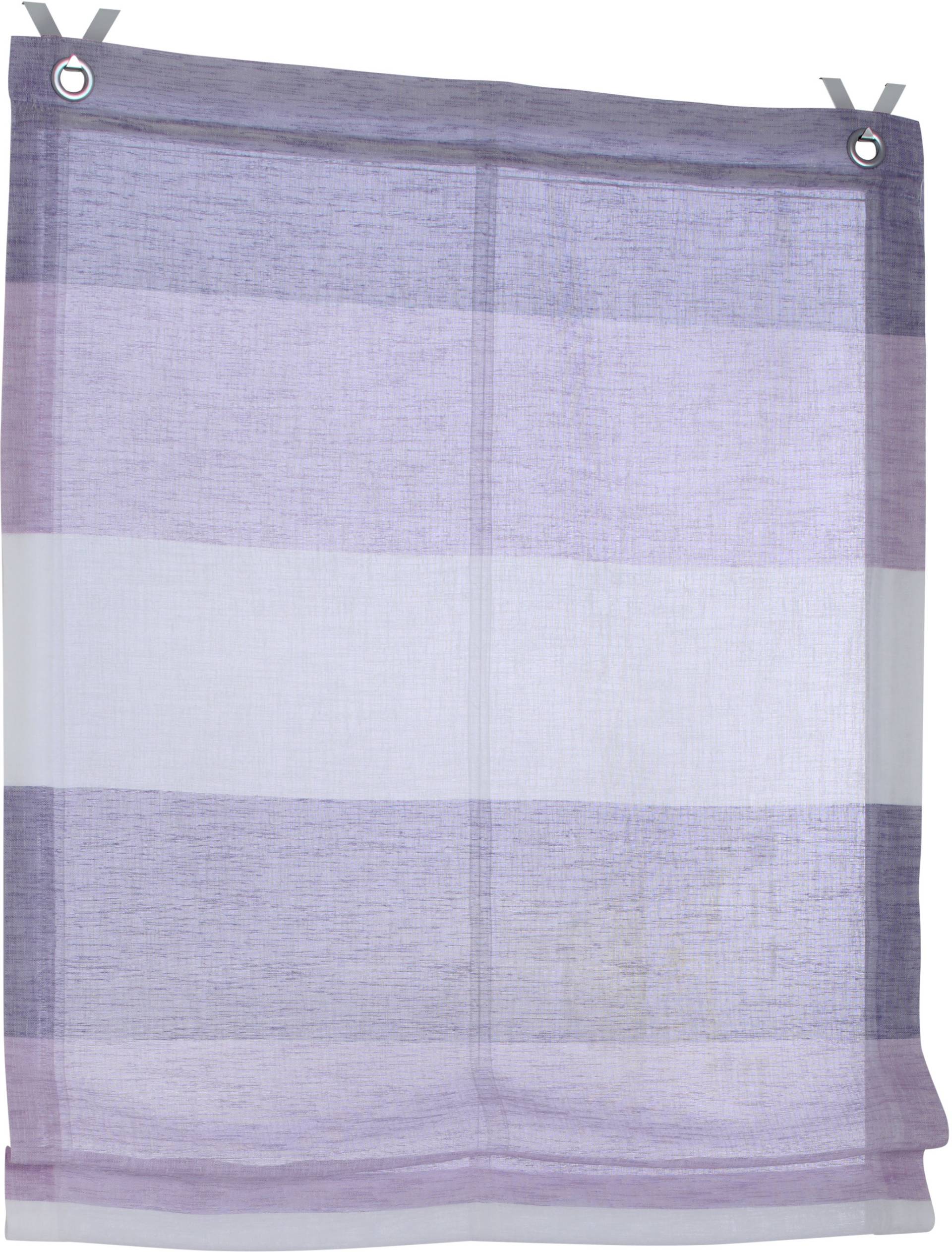 Kutti Raffrollo »Marit«, mit Hakenaufhängung, ohne Bohren, halbtransparent, Polyester, Hakenaufhängung Kutti Raffrollo »Marit«, mit Hakenaufhängung, ohne Bohren, halbtransparent, Polyester, Hakenaufhängung von Kutti