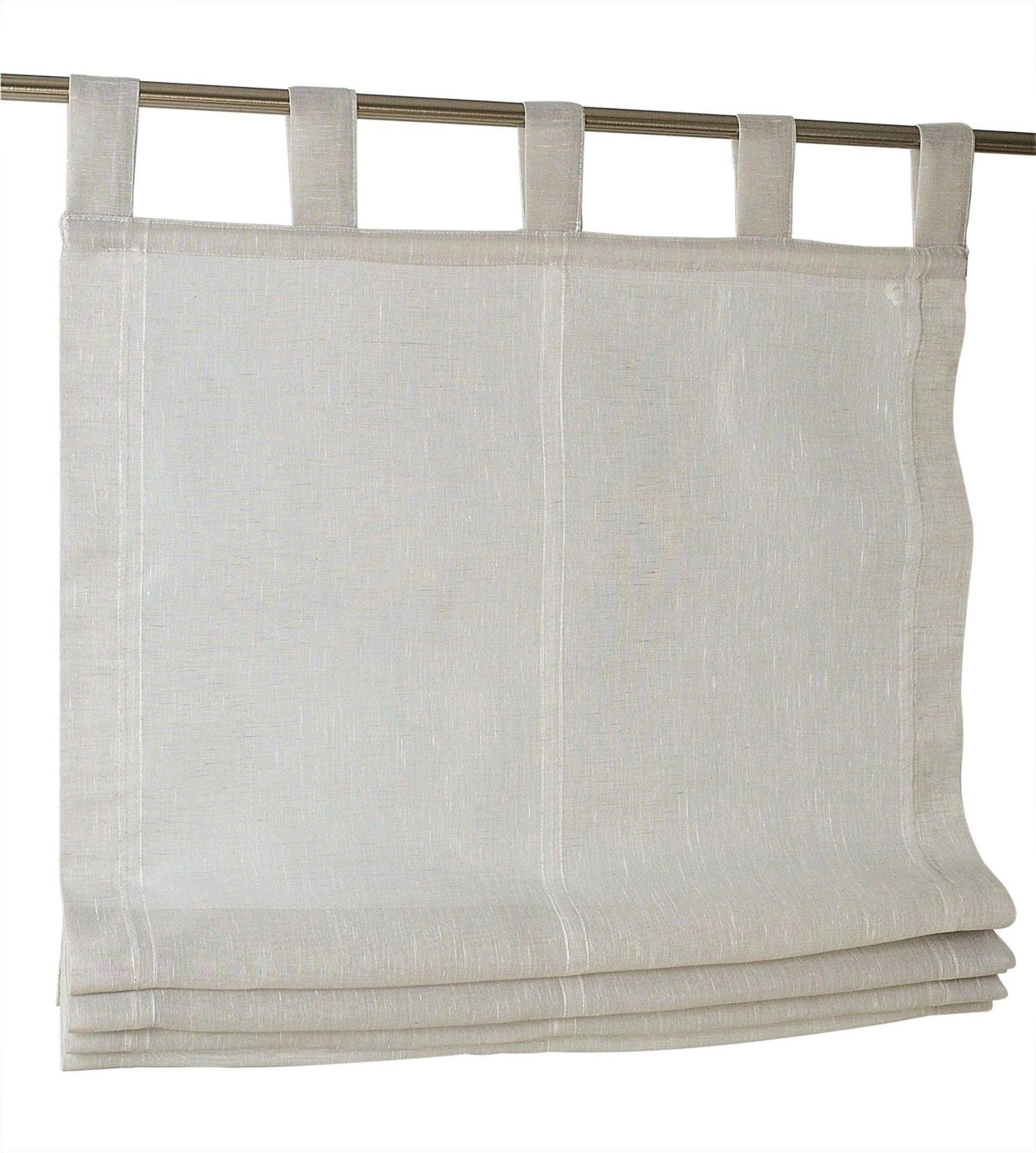 Kutti Raffrollo »Brondby«, mit Schlaufen, freihängend, halbtransparent, Polyester, Schlaufen Kutti Raffrollo »Brondby«, mit Schlaufen, freihängend, halbtransparent, Polyester, Schlaufen von Kutti