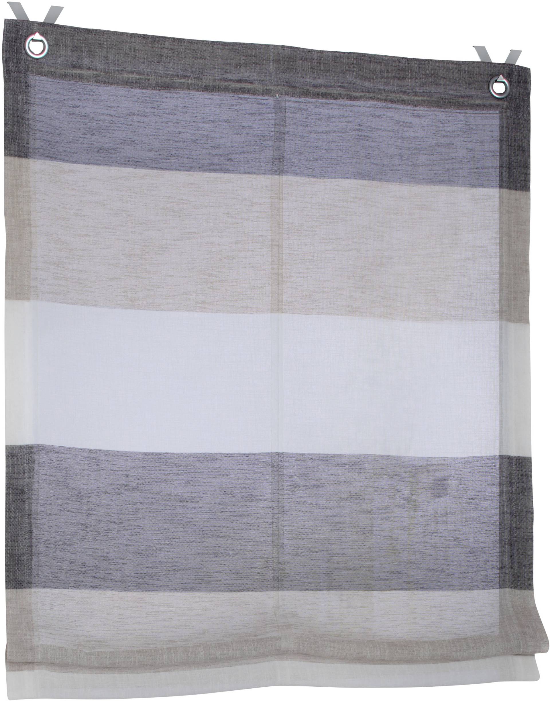 Kutti Raffrollo »Marit«, mit Hakenaufhängung, ohne Bohren, halbtransparent, Polyester, Hakenaufhängung Kutti Raffrollo »Marit«, mit Hakenaufhängung, ohne Bohren, halbtransparent, Polyester, Hakenaufhängung von Kutti
