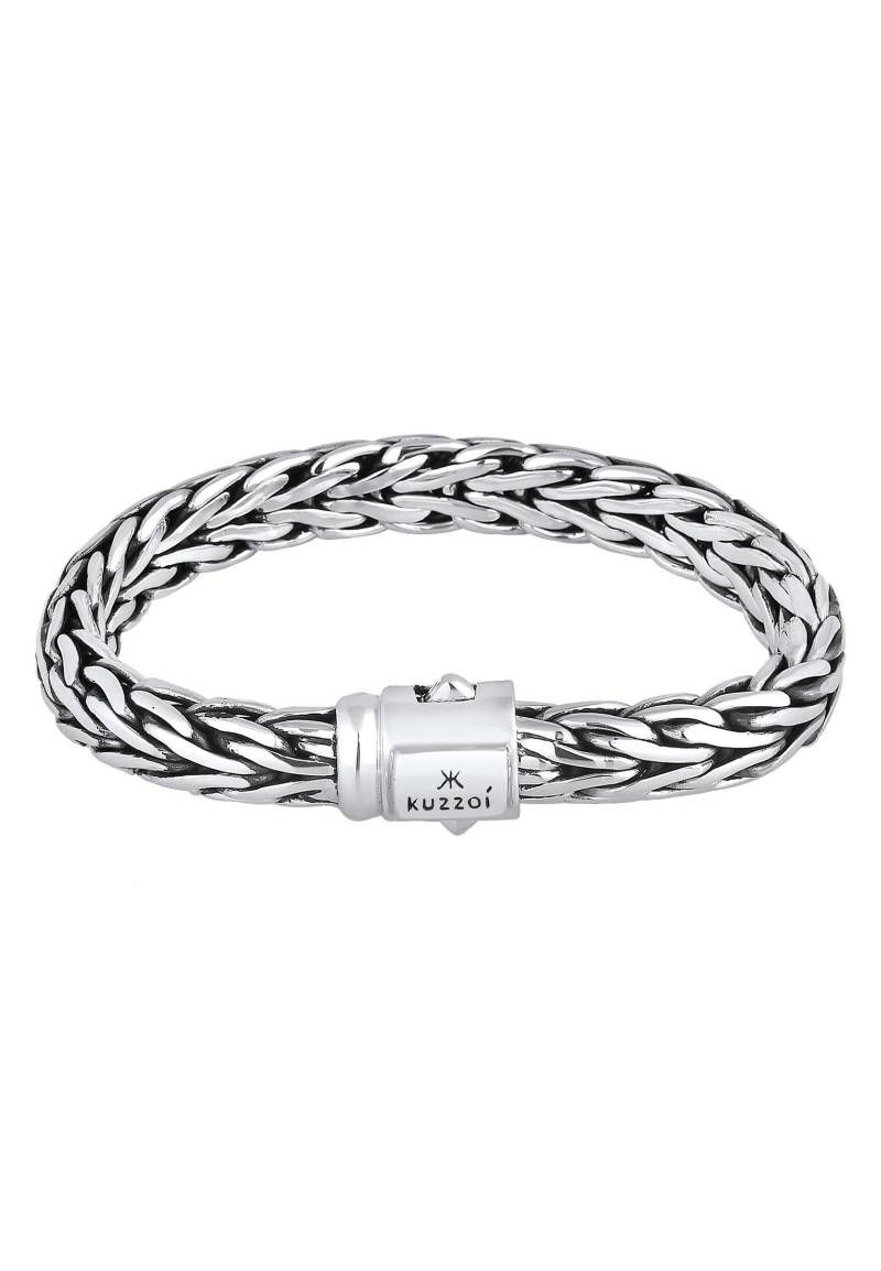 Armband Glieder Basic Kastenverschluss Damen Silber 19cm von Kuzzoi