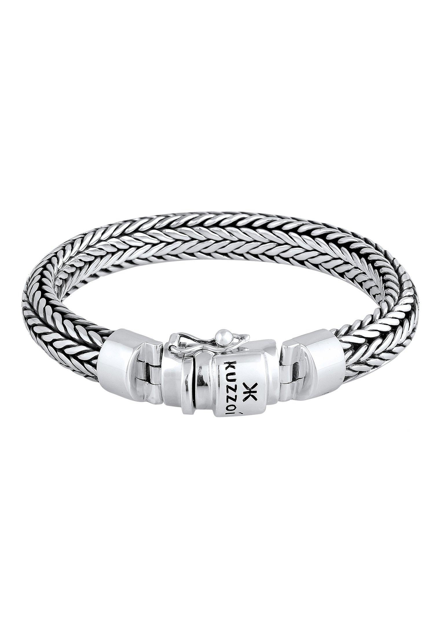 Armband Kastenverschluss Cool Basic Damen Silber 19cm von Kuzzoi