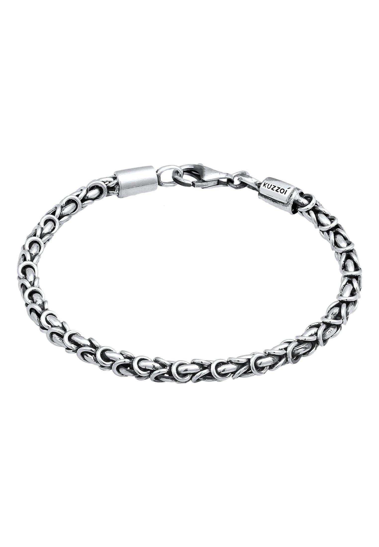 Armband Königskette Basic 925 Silber Damen Taubengrau 19cm von Kuzzoi