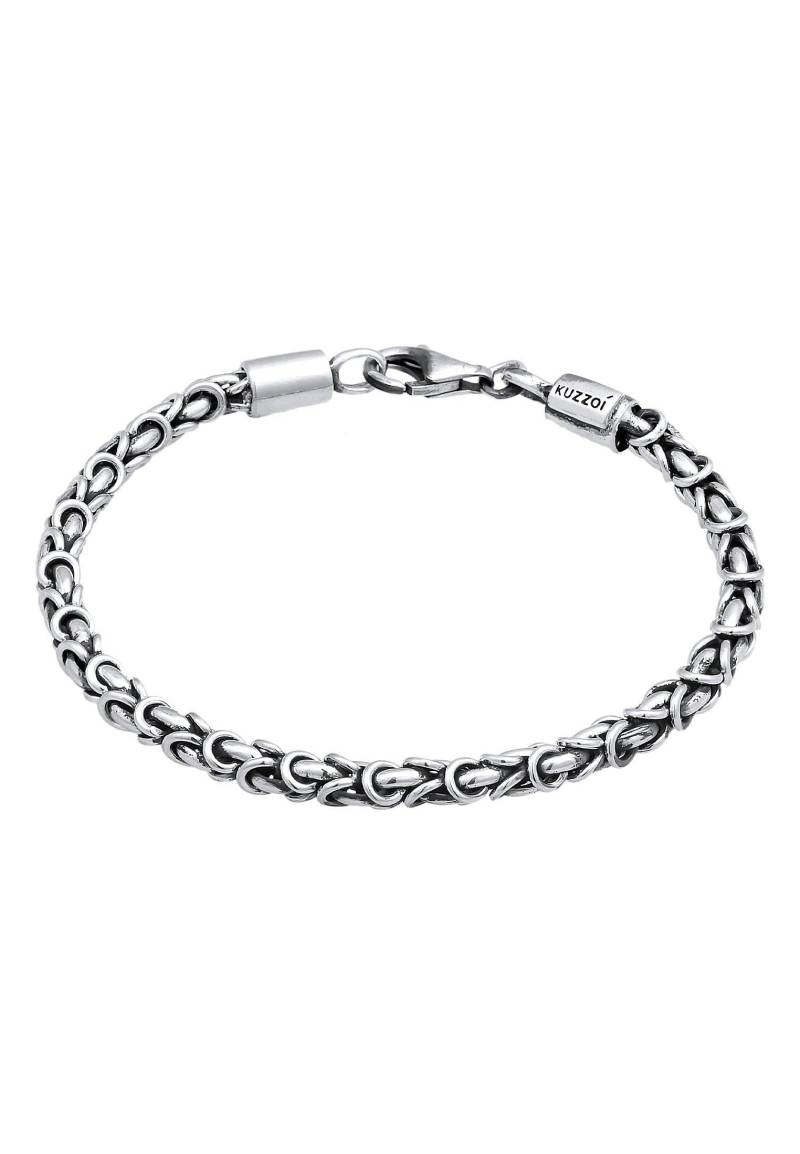 Armband Königskette Basic 925 Silber Damen Taubengrau 23cm von Kuzzoi