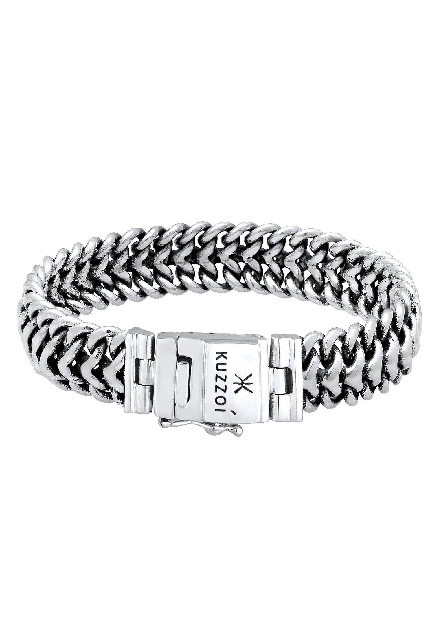 Armband Panzerarmband Edel Fein Damen Silber 21cm von Kuzzoi