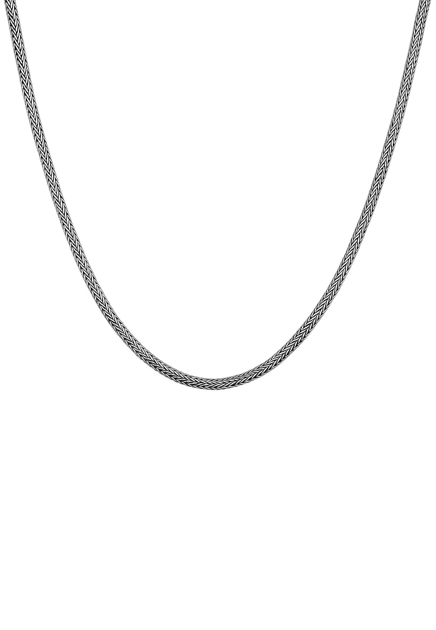Halskette Männer Basic Schlangenkette Unisex Silber 50 CM von Kuzzoi