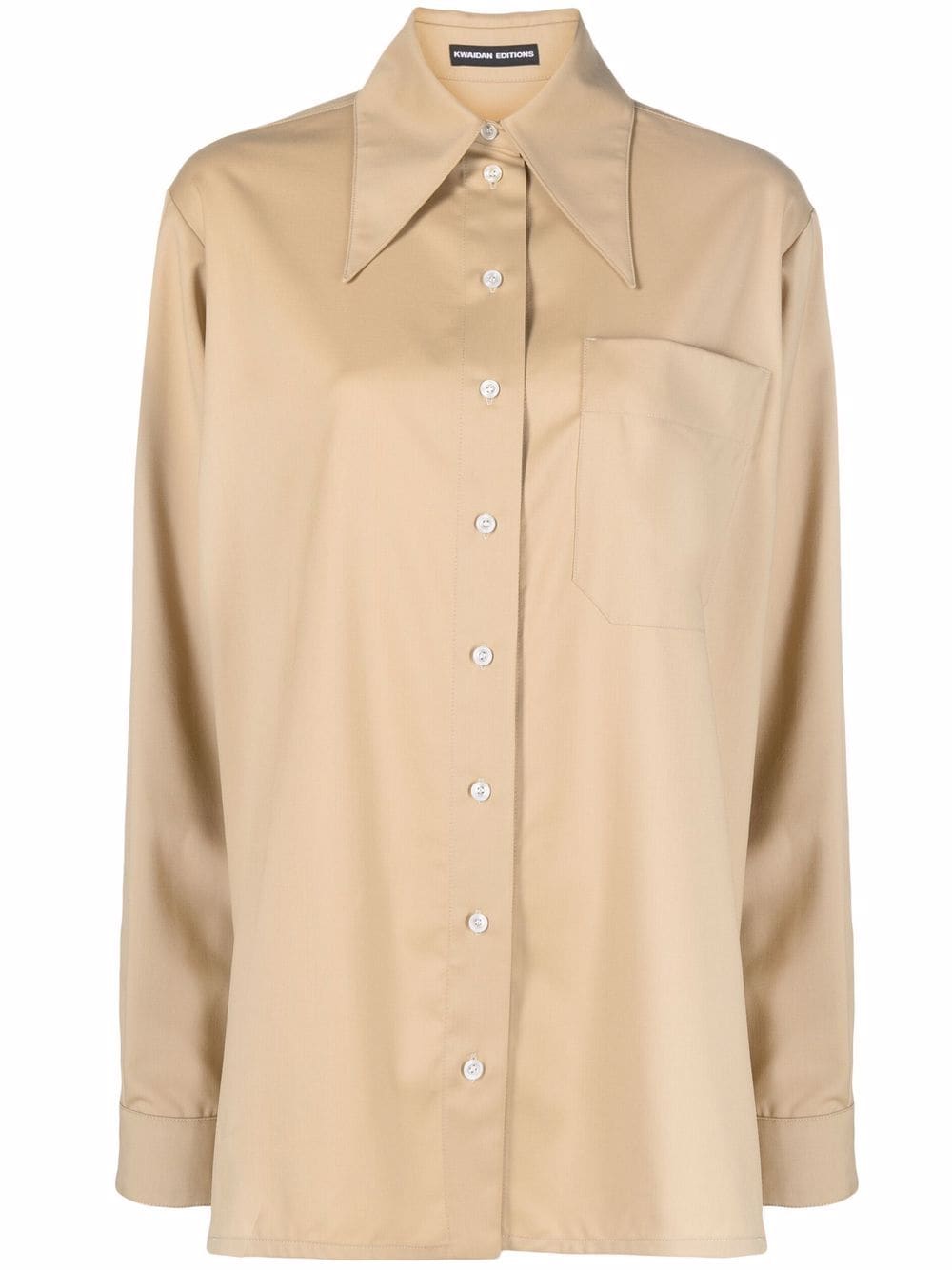 Kwaidan Editions pointed shirt collar - Neutrals