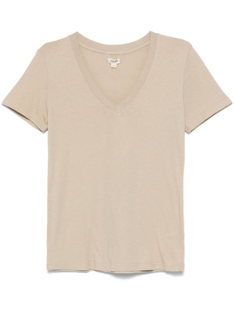 L'Agence Becca T-shirt - Neutrals von L'Agence