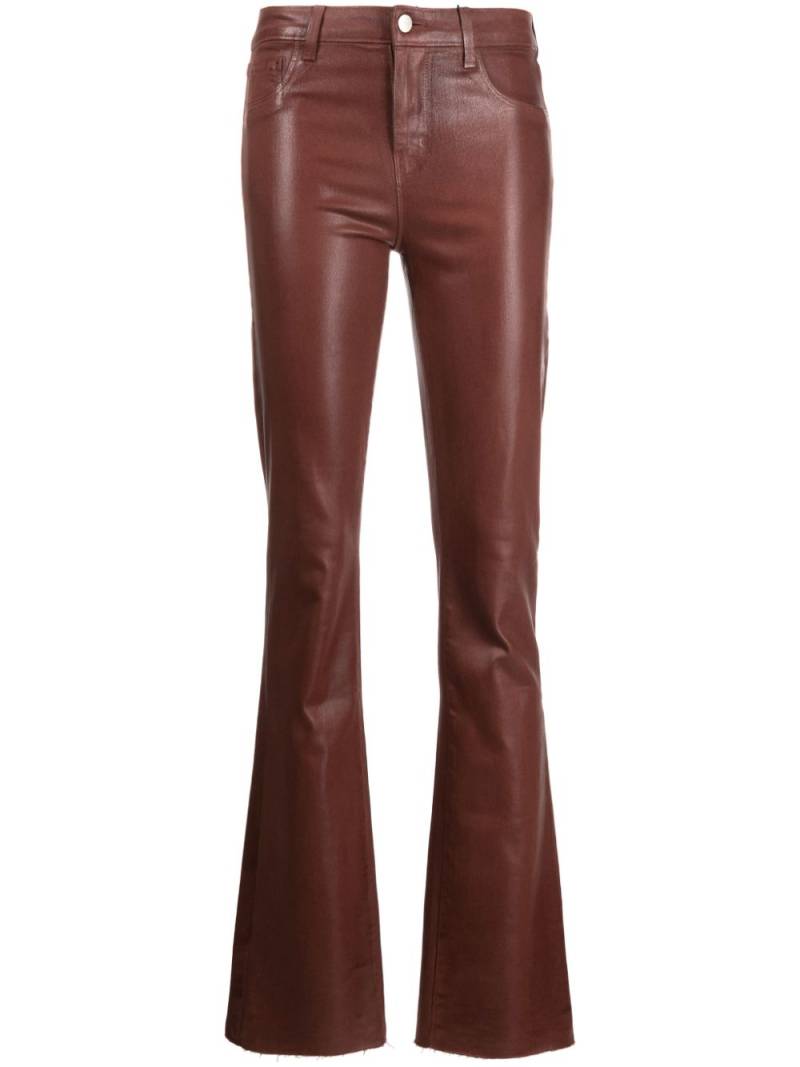 L'Agence Ruth high-rise bootcut jeans - Brown von L'Agence