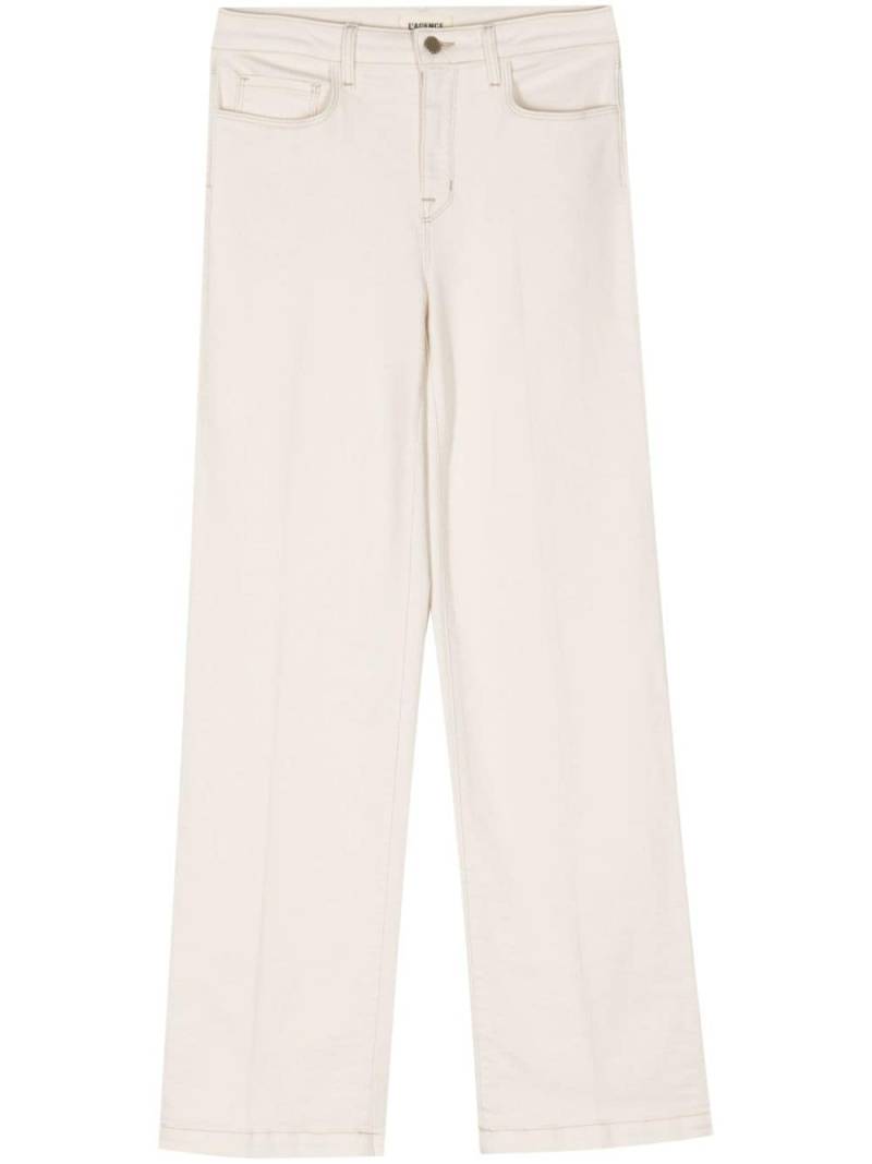 L'Agence Scottie wide-leg jeans - White von L'Agence