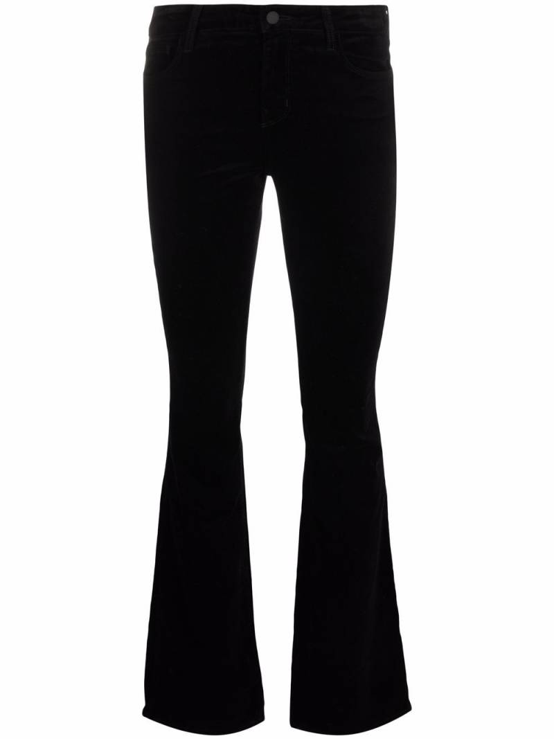 L'Agence bootcut slim-fit trousers - Black von L'Agence