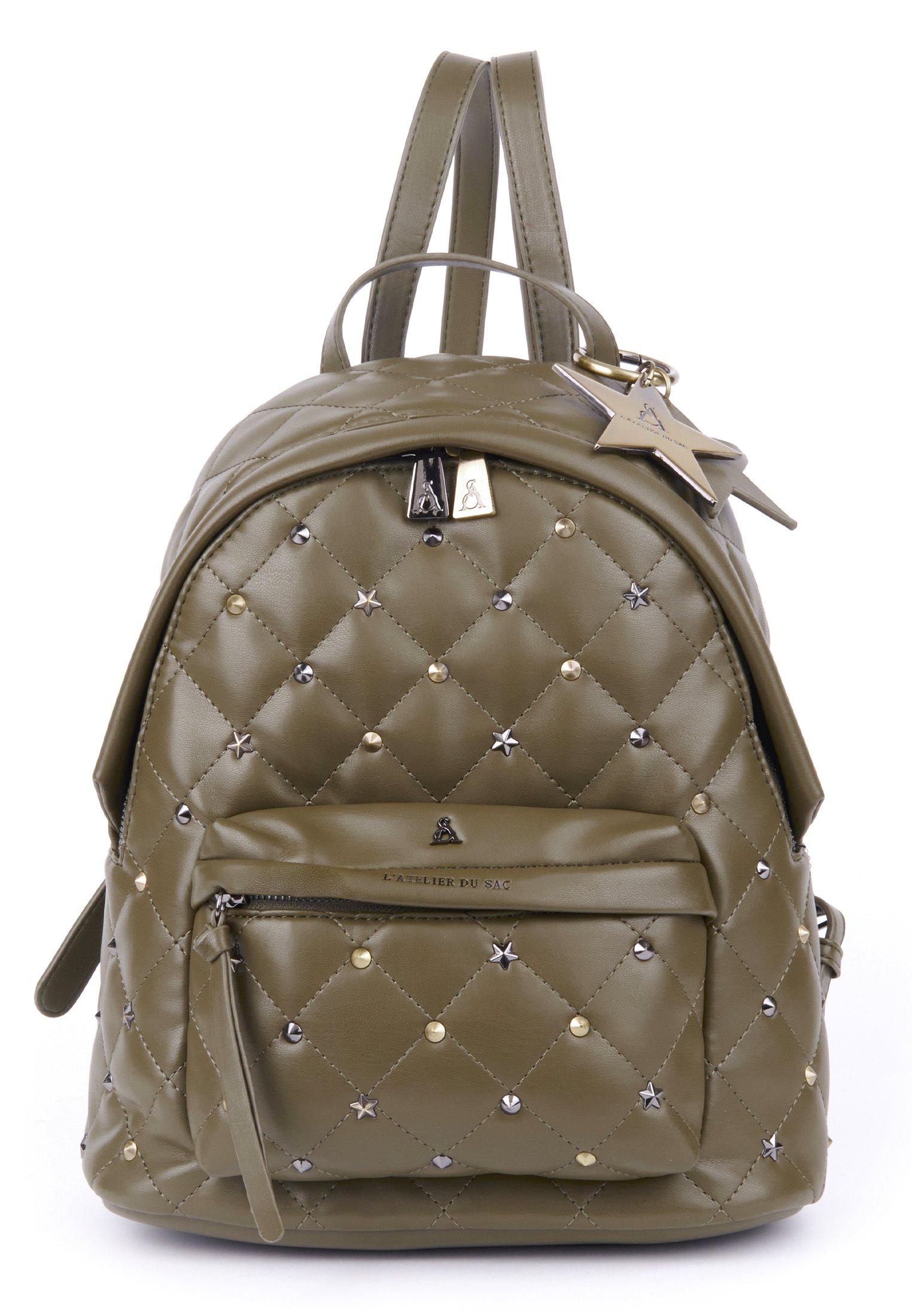 Rucksack Rebel Damen Dunkelgrün ONE SIZE von L'Atelier Du Sac