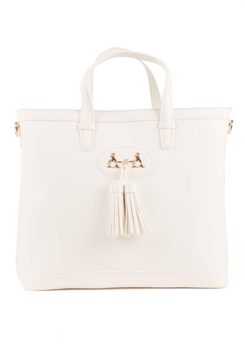 Shopper Tasche Fiona Damen Weiss ONE SIZE von L'Atelier Du Sac