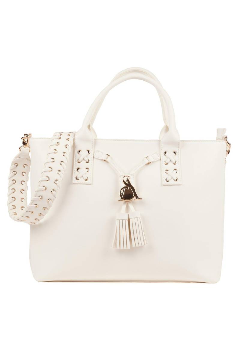 Shopper Tasche Kimberly Damen Weiss ONE SIZE von L'Atelier Du Sac