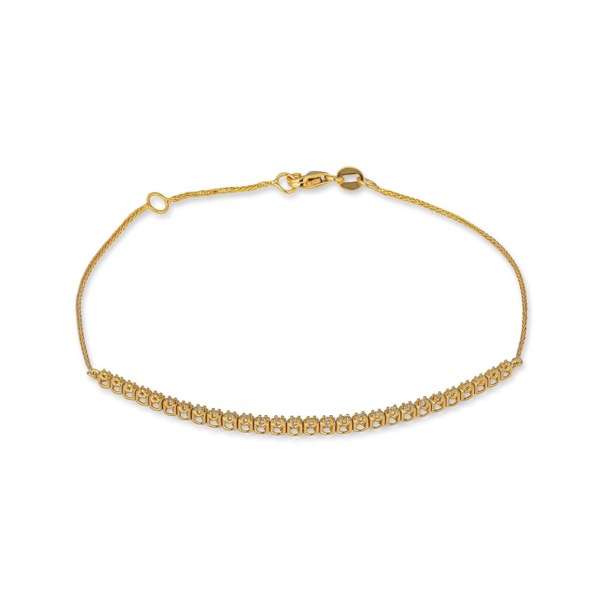 Armband Damen Gelbgold 19cm von L' Atelier Gold 18 Karat by Manor