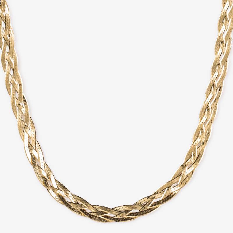 Collier Kurz Damen Gelbgold 42cm von L' Atelier Gold 18 Karat by Manor