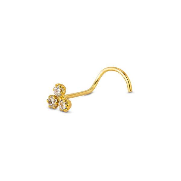 Nasenpiercing Damen Gelbgold ONE SIZE von L' Atelier Gold 18 Karat by Manor