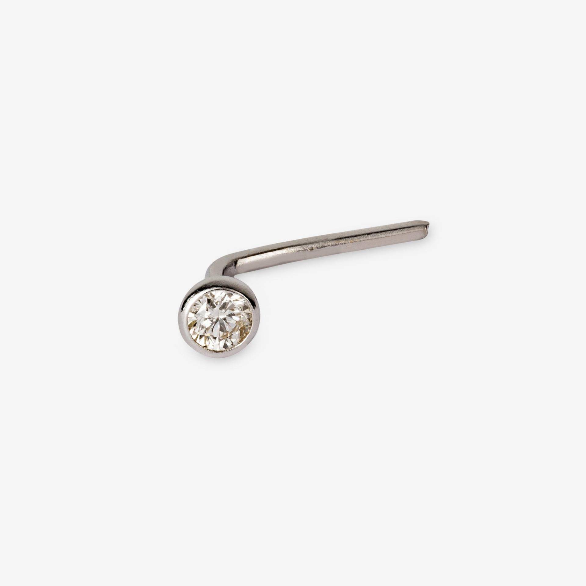 Nasenpiercing Damen Weissgold von L' Atelier Gold 18 Karat by Manor