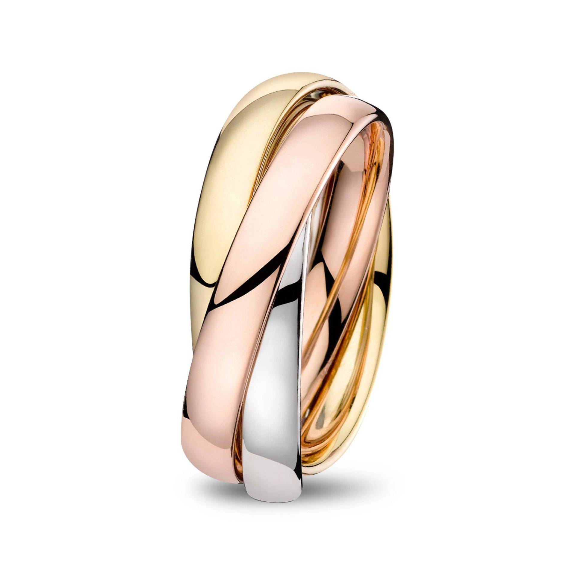 Ring Damen Dreifarbig 54 von L' Atelier Gold 18 Karat by Manor