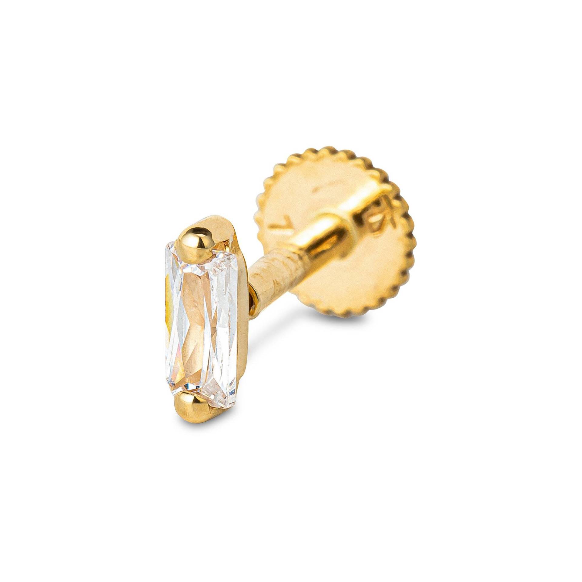 Ohrenpiercing Damen Gelbgold ONE SIZE von L' Atelier Gold 18 Karat by Manor