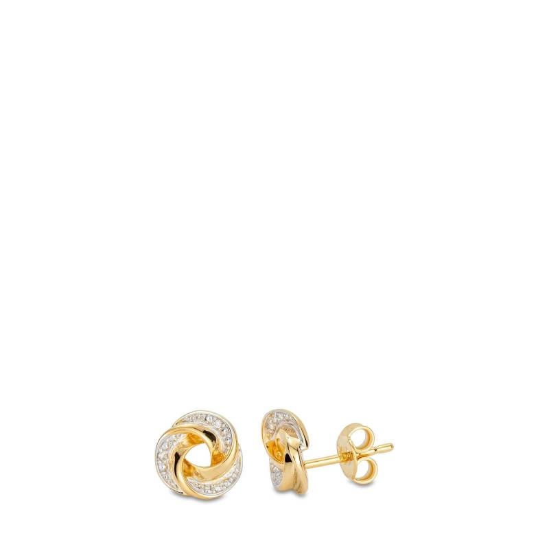 Ohrstecker Damen Gelbgold ONE SIZE von L' Atelier Gold 18 Karat by Manor