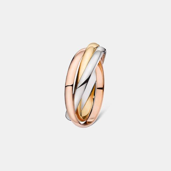 Ring Damen Dreifarbig 56 von L' Atelier Gold 18 Karat by Manor