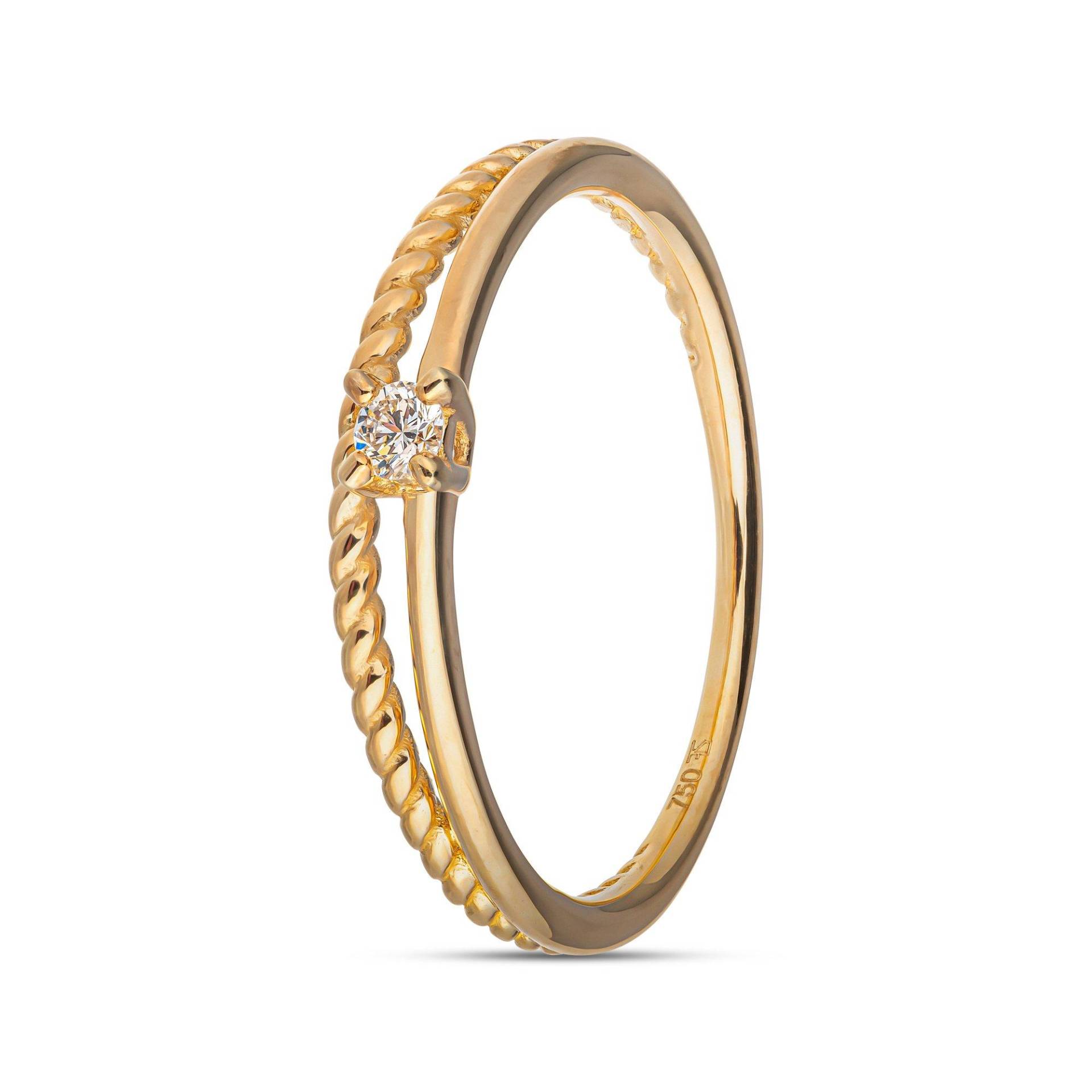 Ring Damen Gelbgold 54 von L' Atelier Gold 18 Karat by Manor