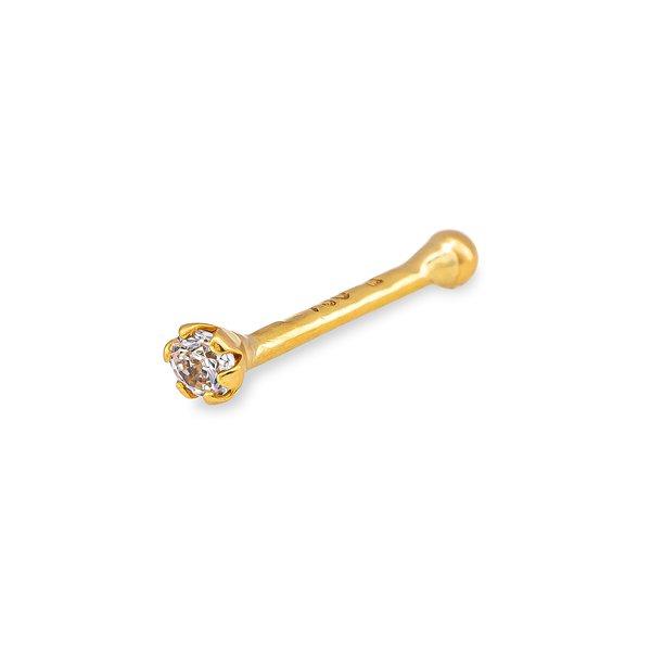 Nasenpiercing Damen Gelbgold ONE SIZE von L' Atelier Gold 18 Karat by Manor