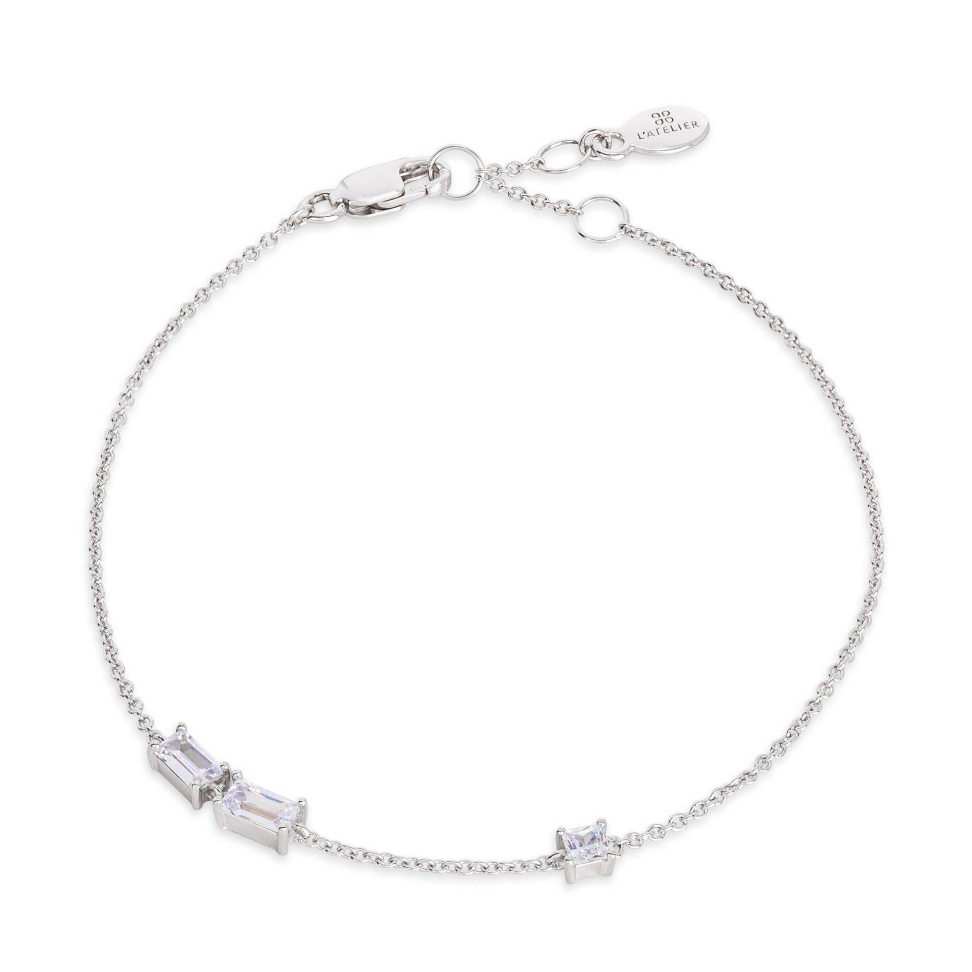 Armband Damen Silber 19cm von L'Atelier Sterling Silver 925