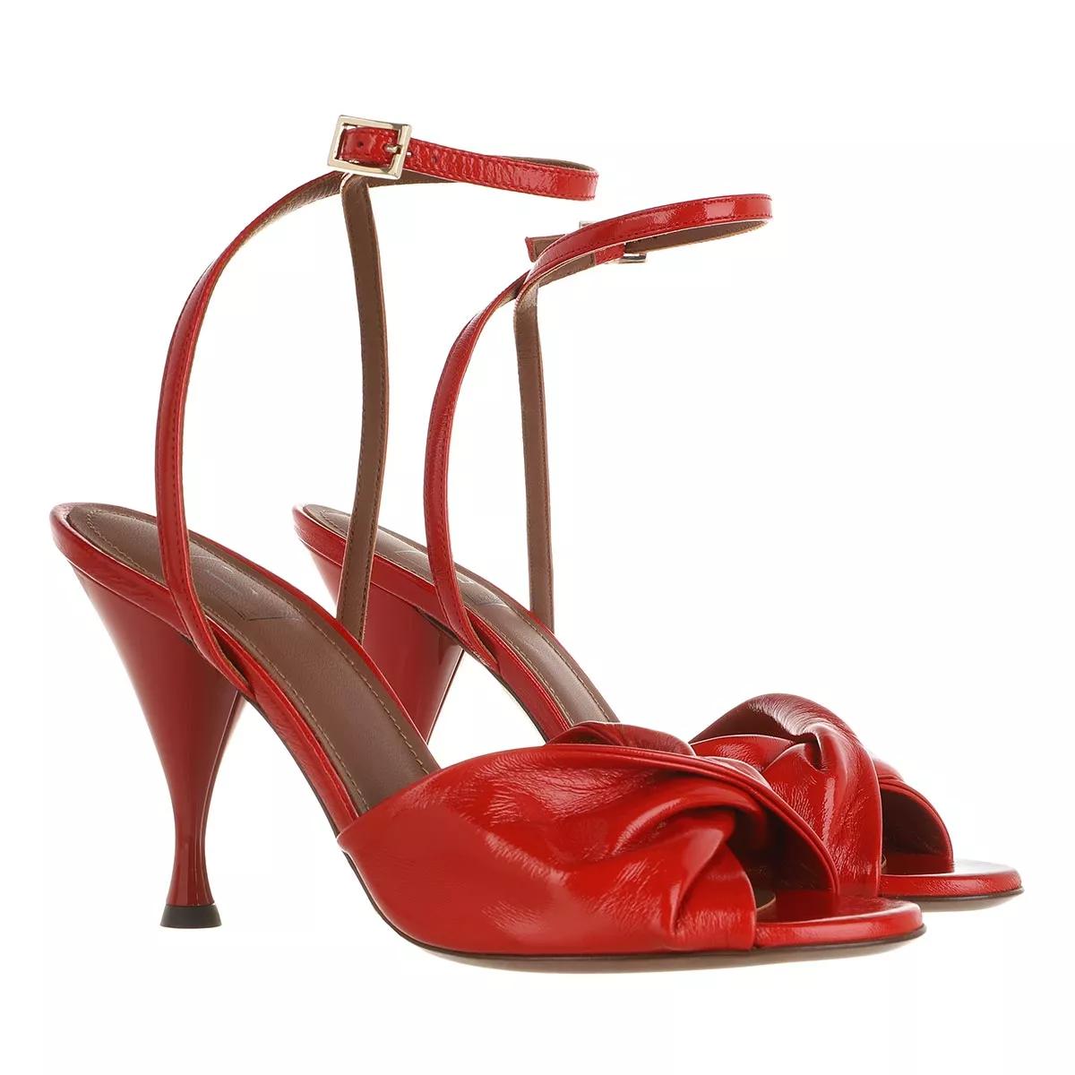 L´Autre Chose Sandalen - Heel Sandals Soft Patent - Gr. 40 (EU) - in Rot - für Damen von L´Autre Chose