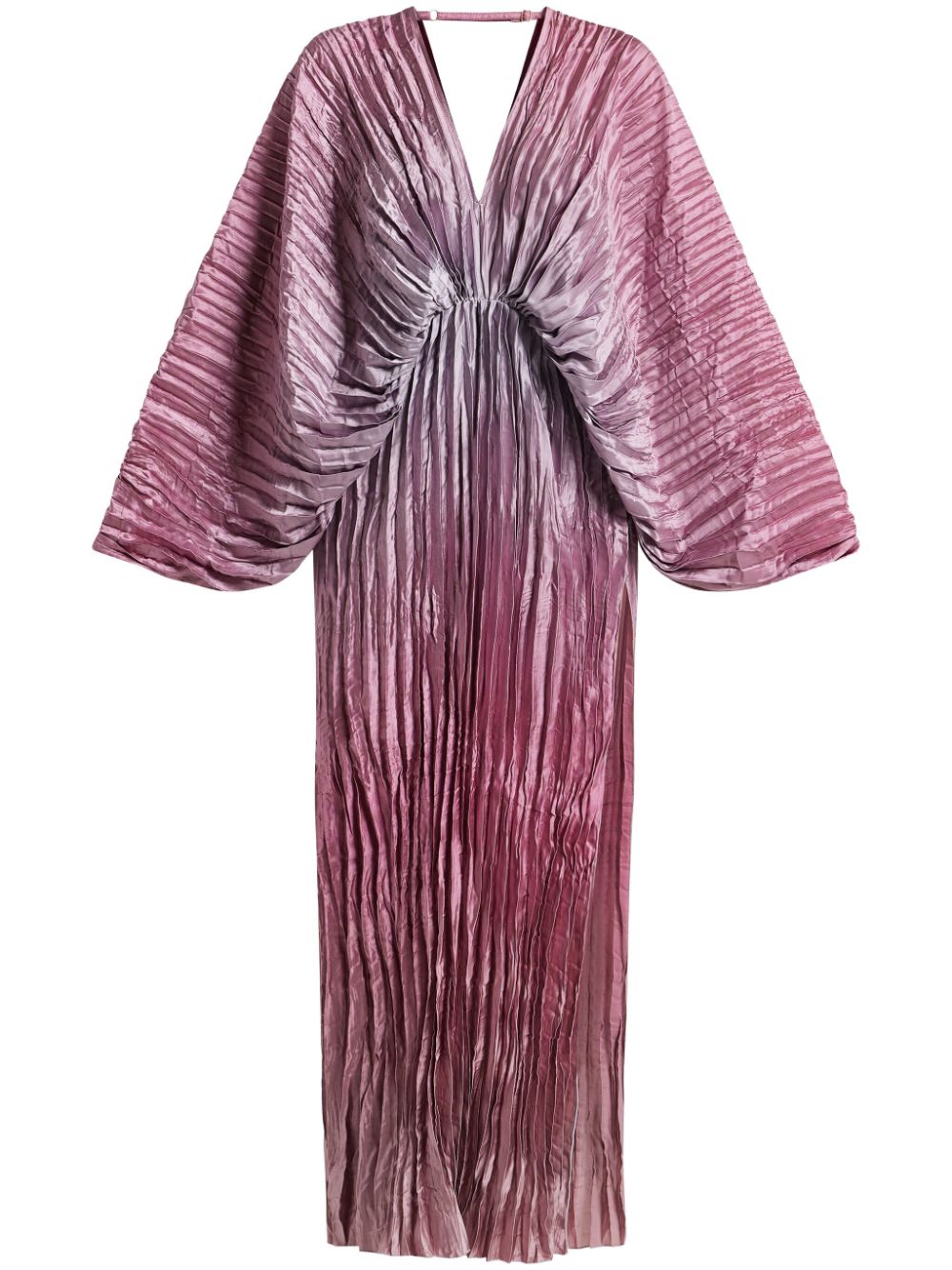 L'IDÉE De Luxe crinkled ombré gown - Purple von L'IDÉE