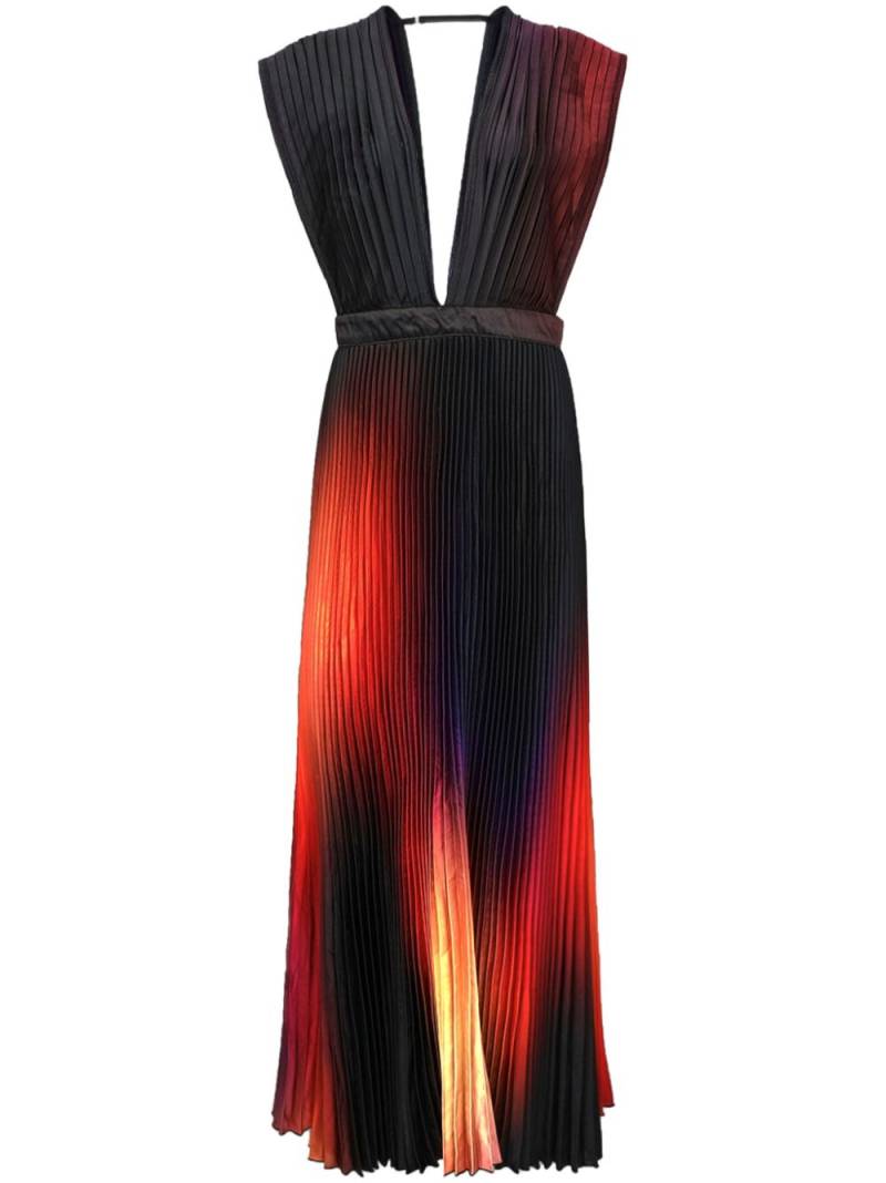 L'IDÉE Gala gradient-effect gown - Black von L'IDÉE