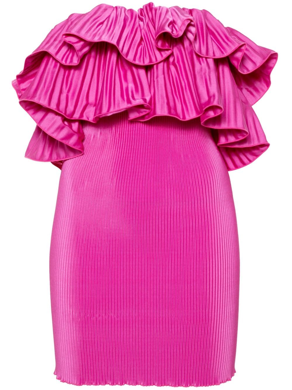 L'IDÉE Premiere plissé mini dress - Pink von L'IDÉE