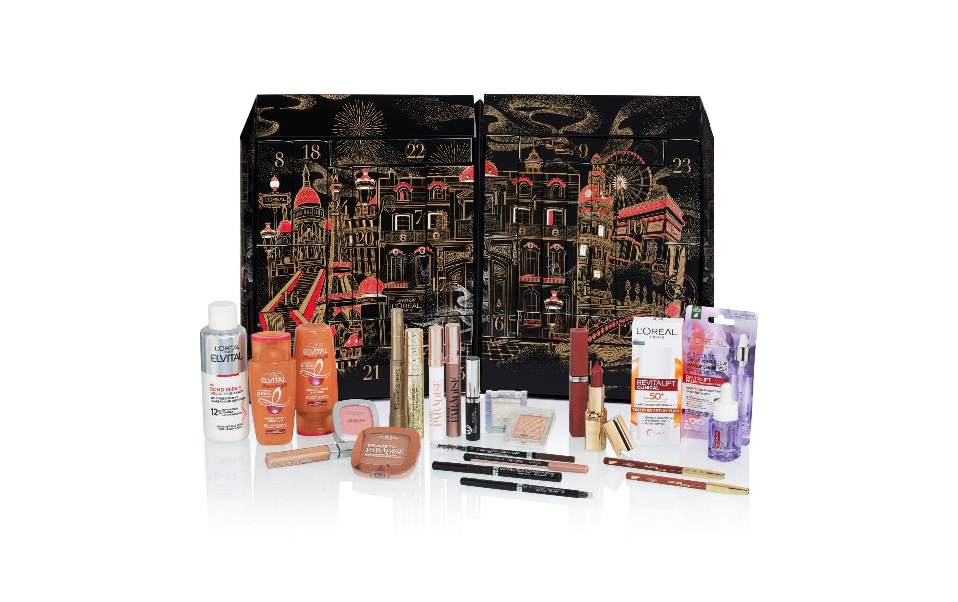 L'ORÉAL PARIS Adventskalender »2024 24 Beauty-Highlights«, für Erwachsene L'ORÉAL PARIS Adventskalender »2024 24 Beauty-Highlights«, für Erwachsene von L'ORÉAL PARIS