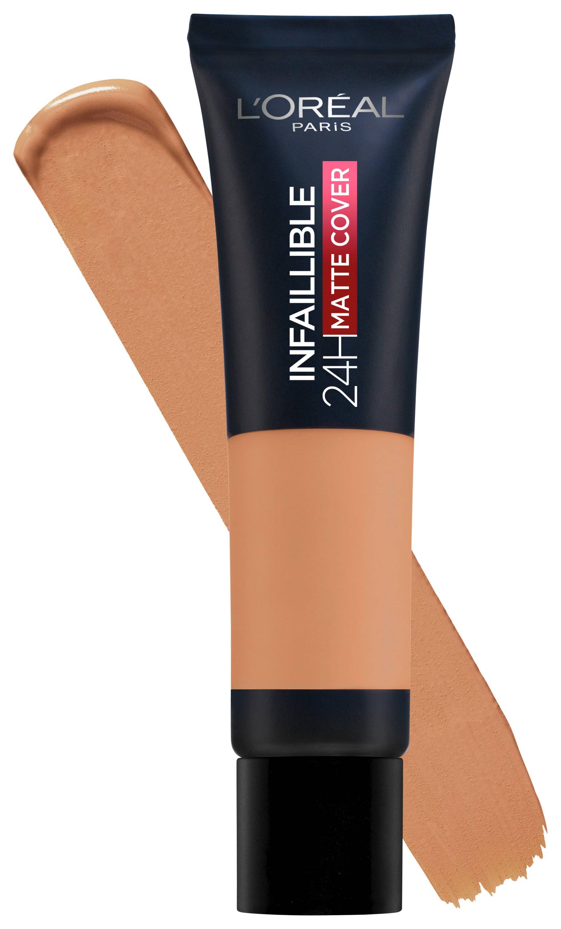 L'OREAL - Foundation, Infaillible 24H Matte Cover, 30 ml,  Soleil Dore/Golden Sun von L'OREAL