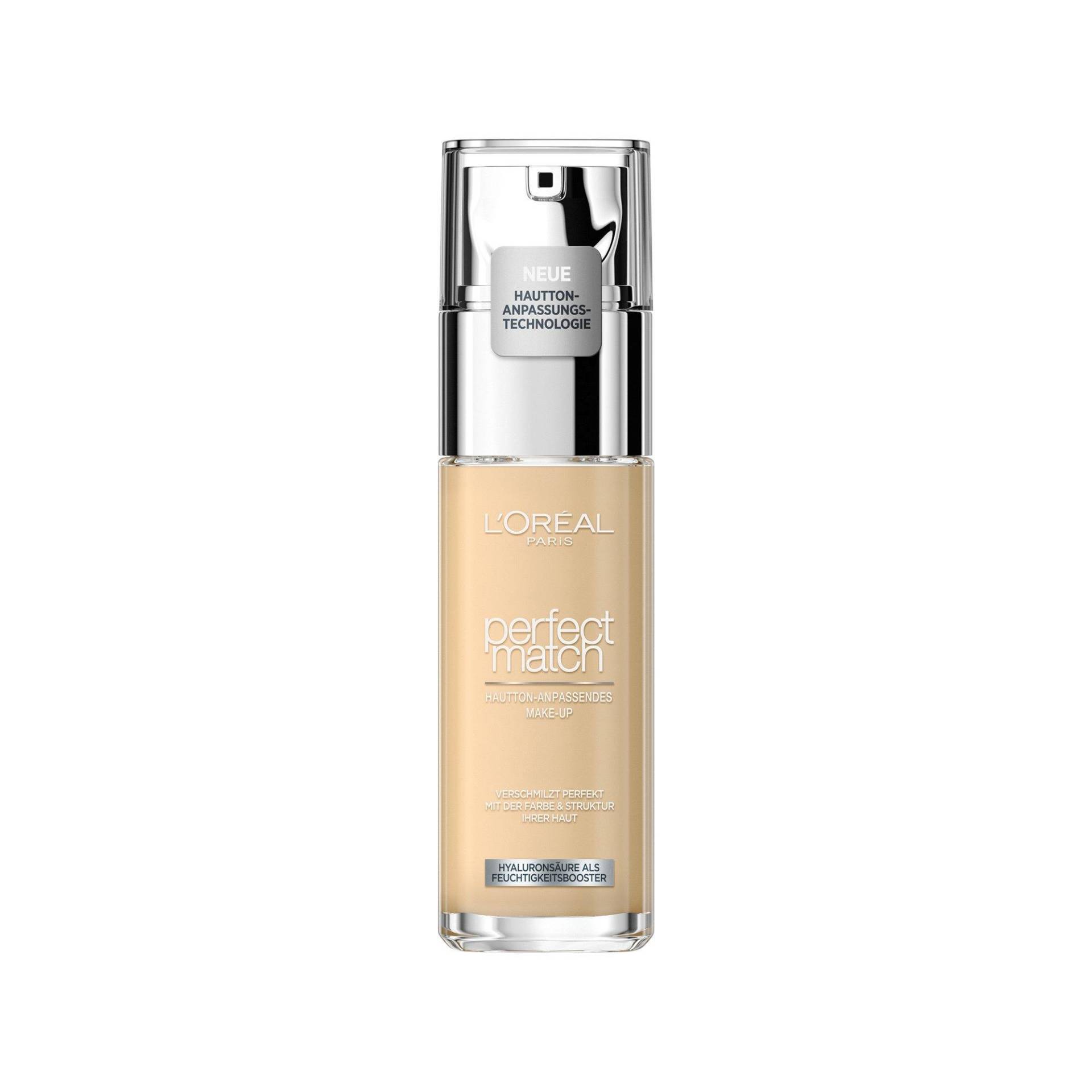 L'OREAL - True Match Foundation Perfect Match, 30 ml, .D/.W Golden Ivory von L'OREAL