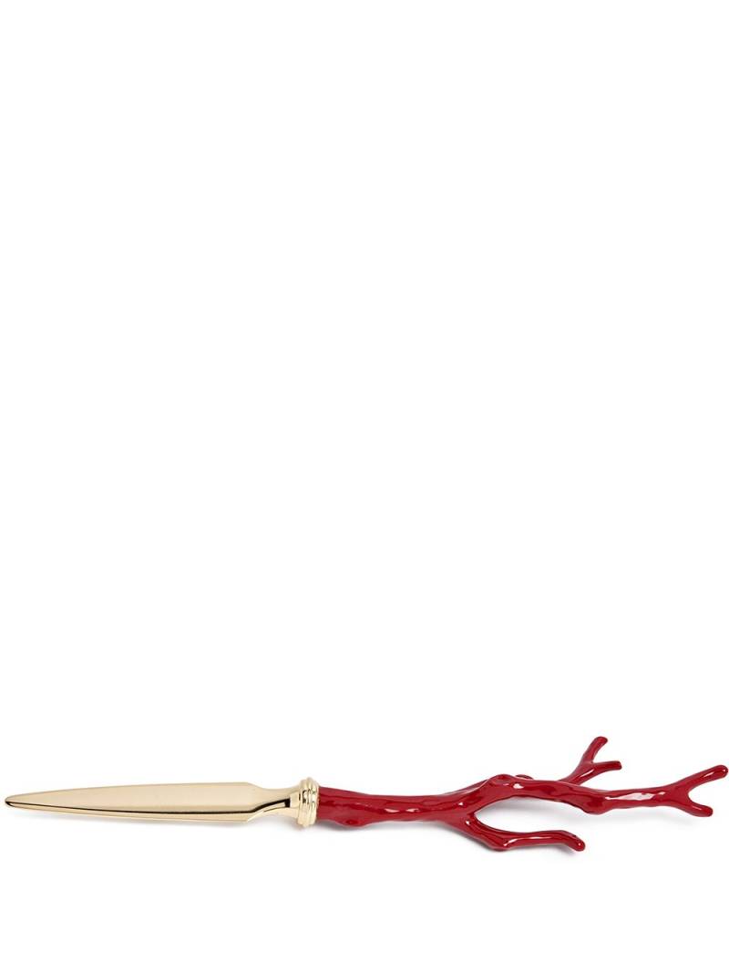 L'Objet Coral letter opener - Red von L'Objet