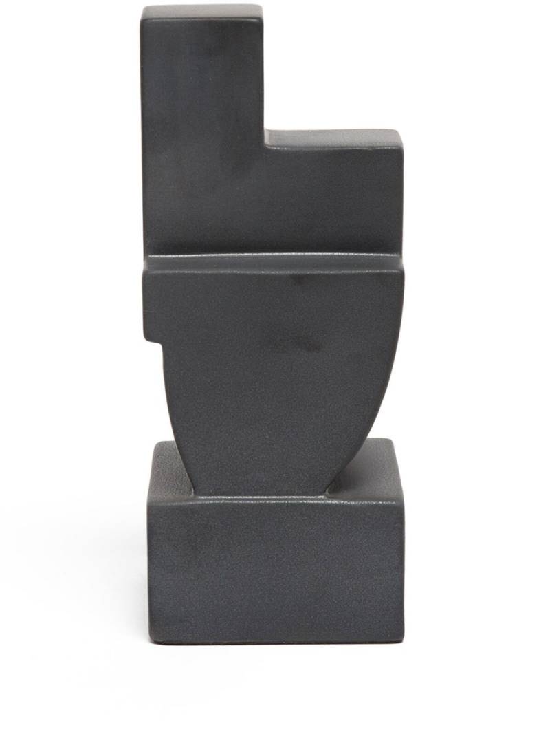 L'Objet Cubisme ceramic bookend - Black von L'Objet