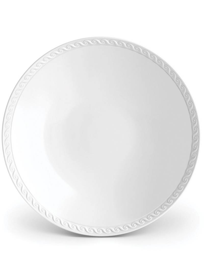 L'Objet Neptune porcelain soup plate - White von L'Objet