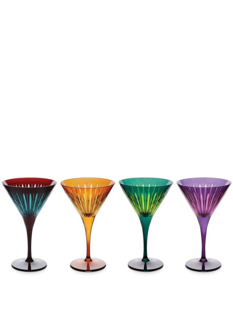 L'Objet Prism martini glasses (set of four) - Purple von L'Objet