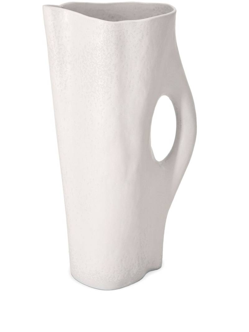 L'Objet Timna handled porcelain pitcher - White von L'Objet