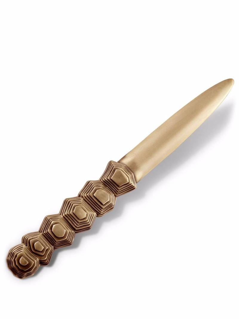 L'Objet Turtle letter opener - Gold von L'Objet