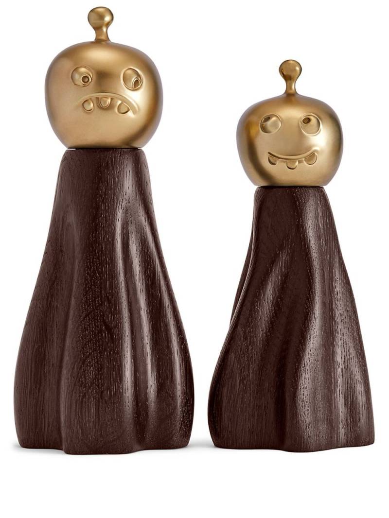 L'Objet X Haas Brothers Fantomes salt and pepper mills - Brown von L'Objet