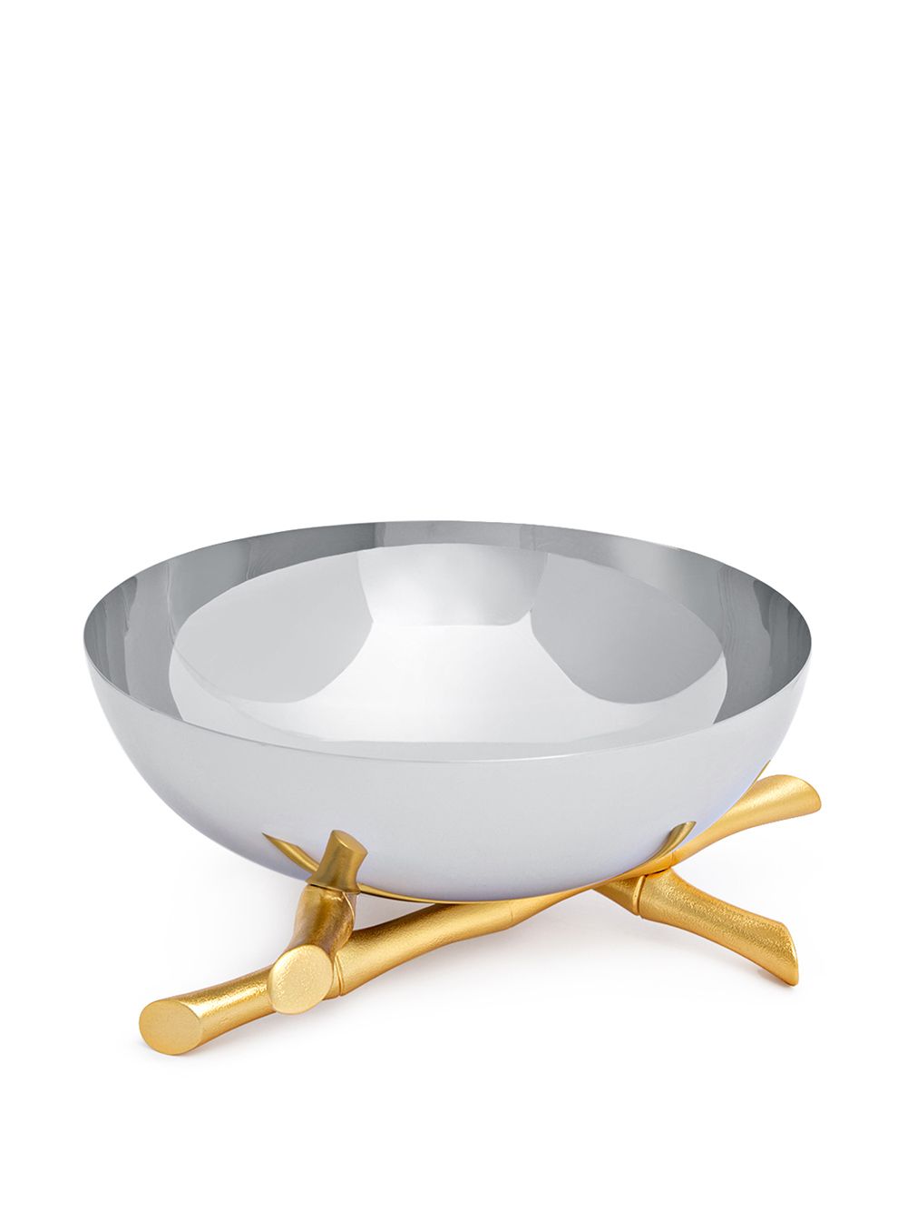 L'Objet large Bambou bowl - Metallic von L'Objet