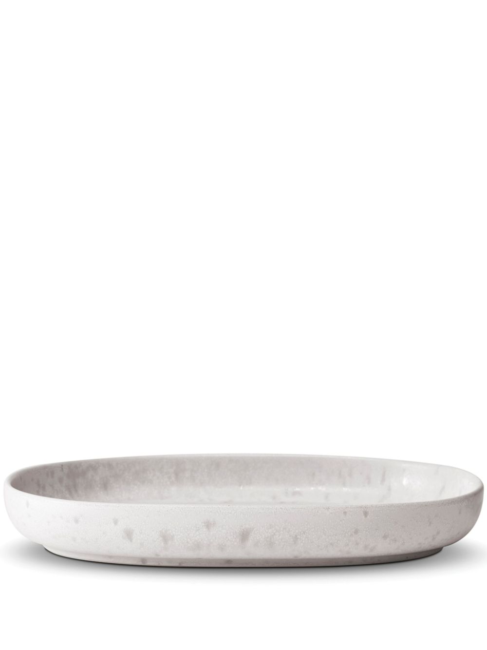 L'Objet small Terra porcelain platter (3cm x 23cm) - White von L'Objet