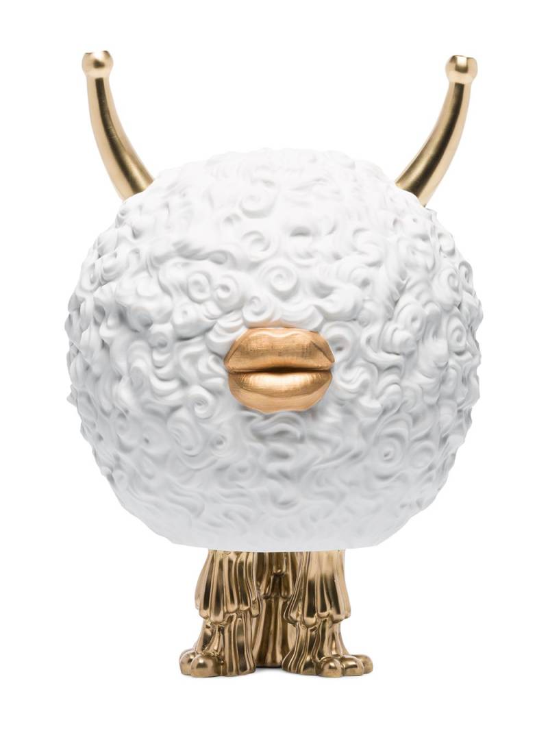 L'Objet x Haas Brothers Monster gold-tone incense burner - White von L'Objet