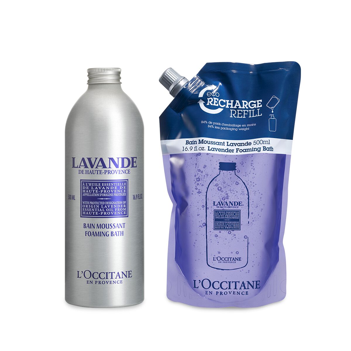 Duo Bain Moussant Lavande 500ml et sa recharge - L'Occitane en Provence von L'Occitane en Provence