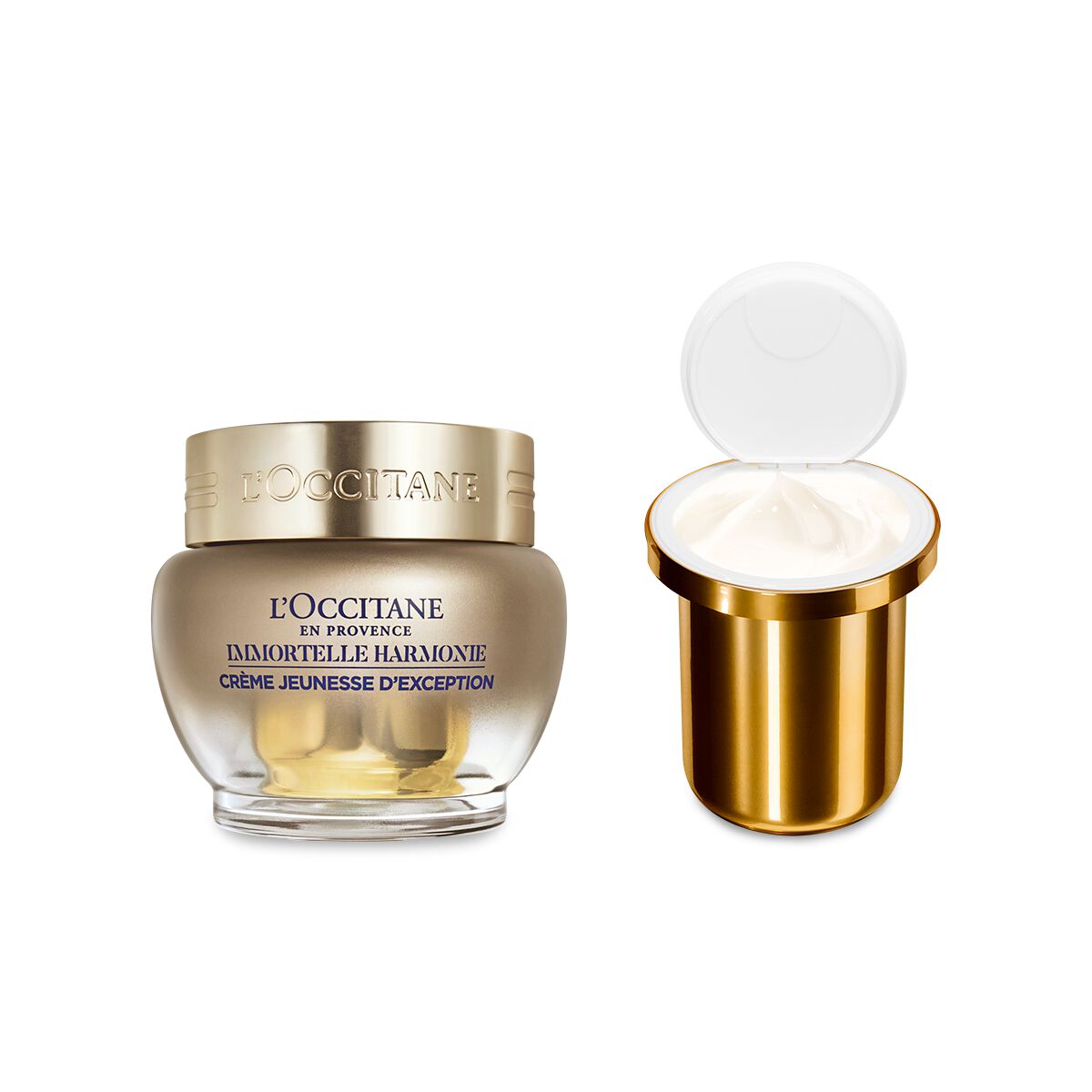 Duo Crème Jeunesse d'Exception Immortelle Harmonie 50ml et sa recharge - L'Occitane en Provence von L'Occitane en Provence