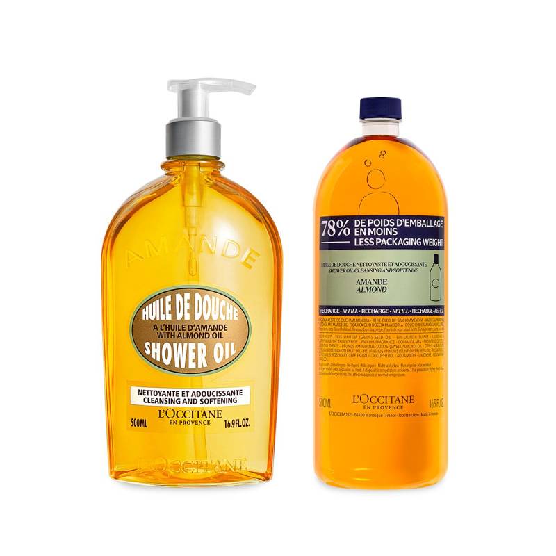 Duo Huile de Douche Amande 500ml et sa recharge - L'Occitane en Provence von L'Occitane en Provence