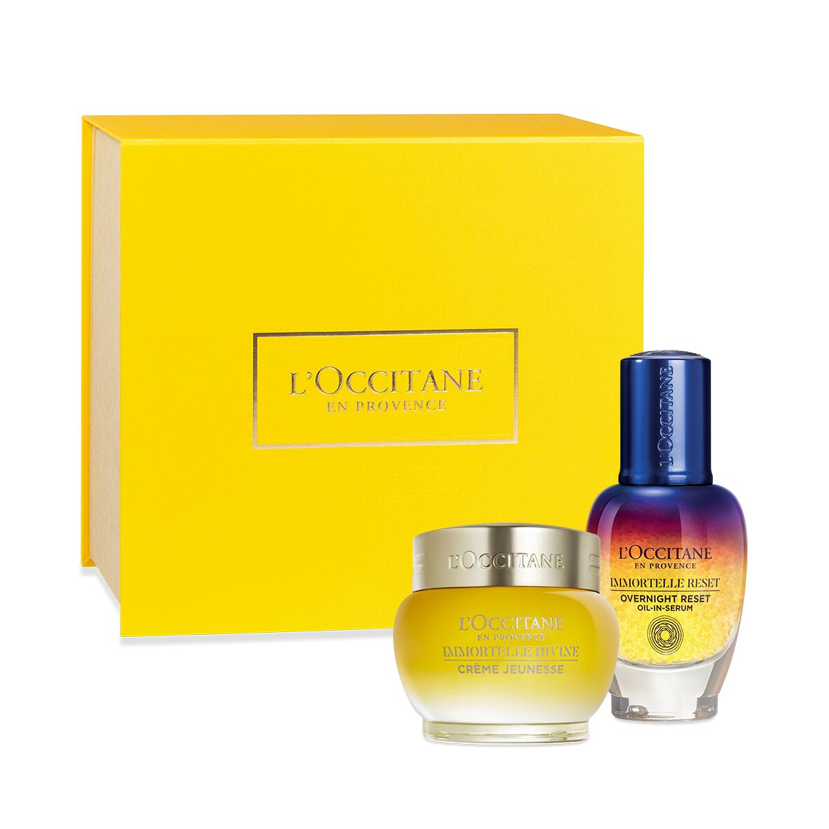 Duo Immortelle Reset nuit & crème Immortelle Divine - L'Occitane en Provence von L'Occitane en Provence