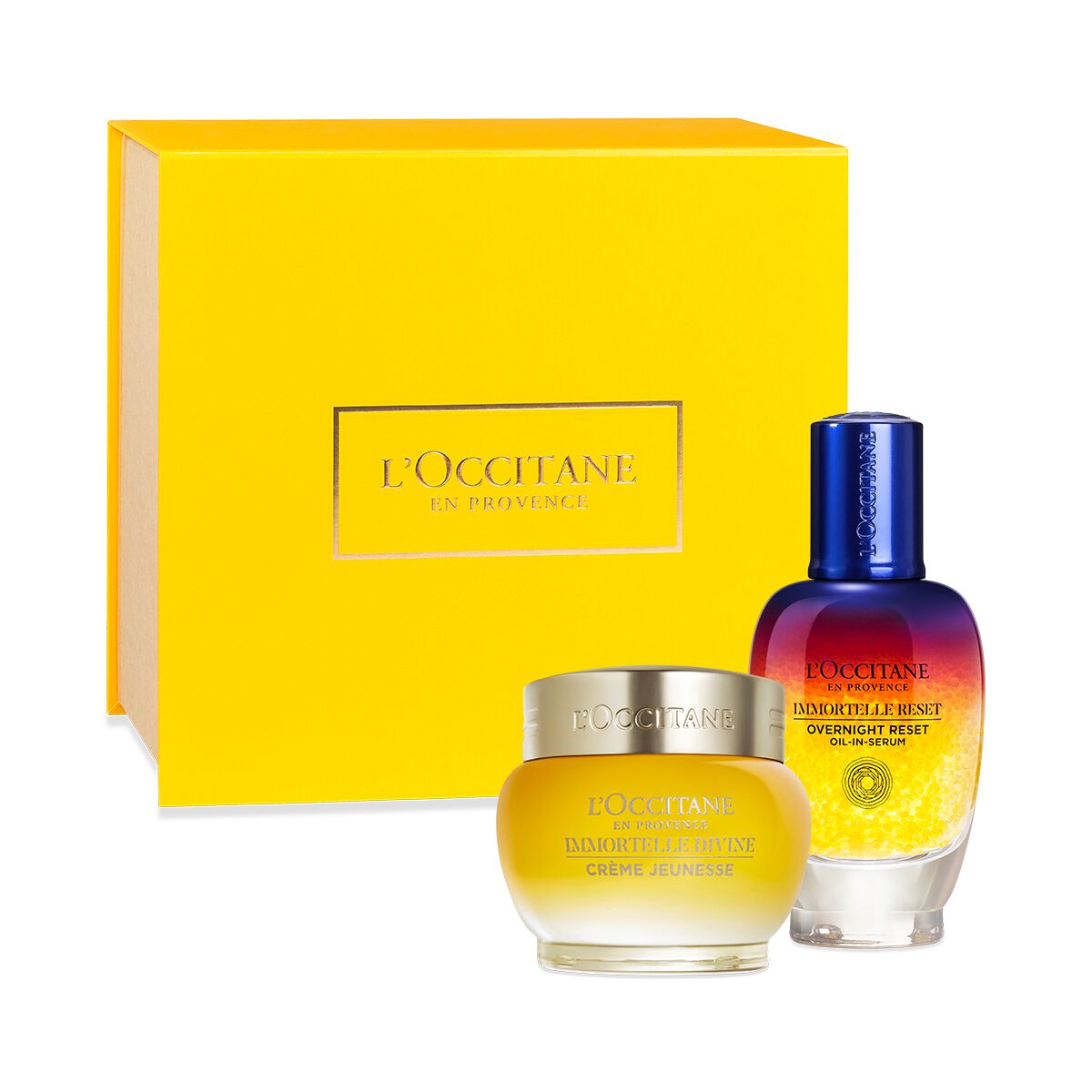 Duo Immortelle Reset nuit & crème Immortelle Divine - L'Occitane en Provence von L'Occitane en Provence